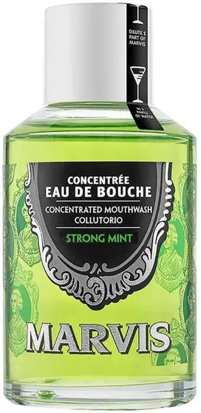 Marvis Apă de gură Strong Mint, 120 ml