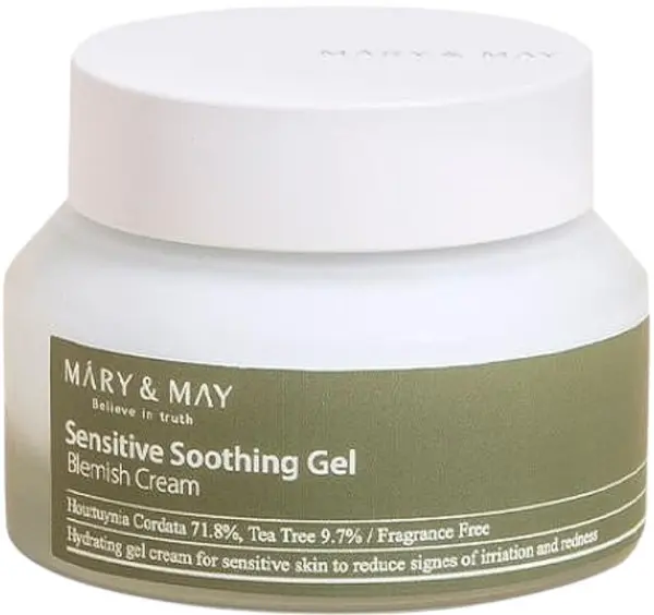 Mary&May Cremă de față gel liniștitor cu hutinia și arbore de ceai, 70 g