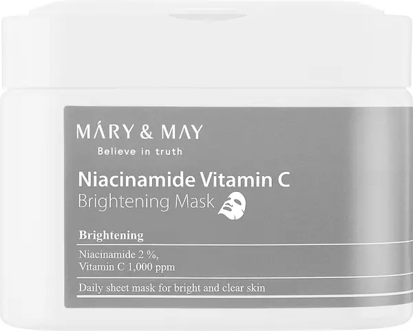 Mary&May Măști de față Vitamin C Brightening, 30 buc