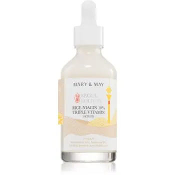 Mary&May Rice Niacin 10% Triple Vitamin Serum ser cu efect iluminator cu efect de nutritiv