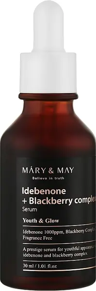 Mary&May Ser facial Idebenone+Blackberry Complex, 30 ml