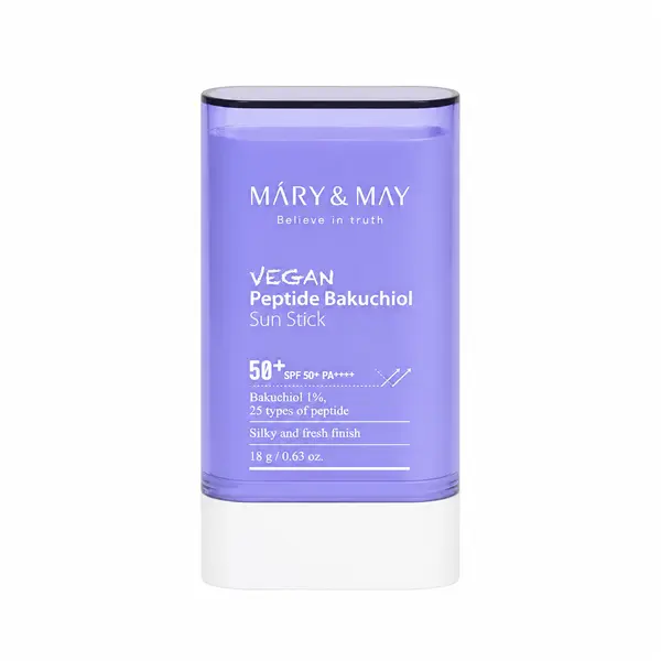 Mary & May – Vegan Peptide Bakuchiol Sun Stick SPF50+ PA++++, 18g