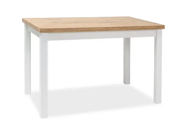Masa Adam stejar lancelot/alb mat - L100 x l60 x h75 cm