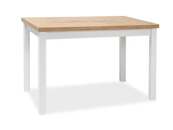 Masa Adam stejar lancelot/alb mat - L120 x l68 x h75 cm