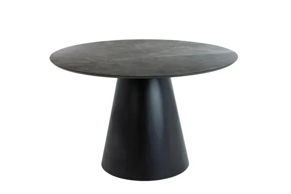Masa Angel marmura gri/negru mat ø120 cm