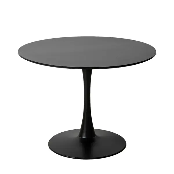 Masa ARVEL BLACK LEG Ø100 CM - Negru / Ø100cm