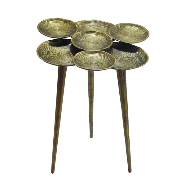 Masă Auxiliară din metal, 46/46/55 cm