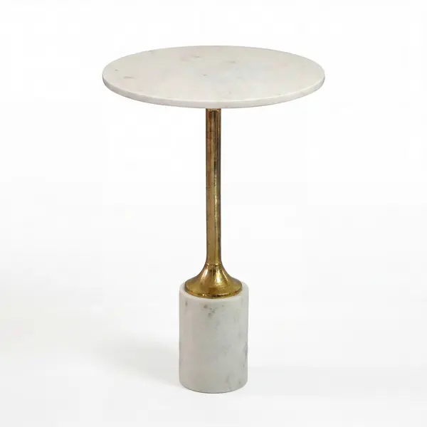 Masă Auxiliară din piatră, 37/37/56 cm