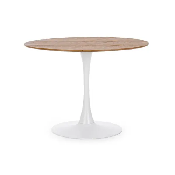 Masă BLOOM VENEER TOP Ø100 CM - Lemn / Ø100cm