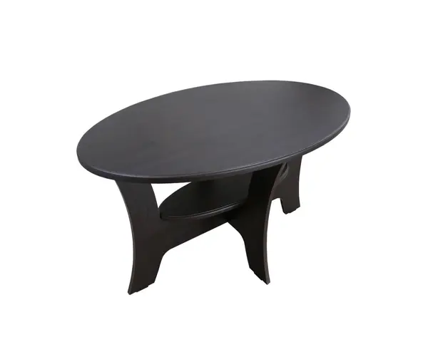 Masa cafea ovala MDF Wenge - design modern pentru living