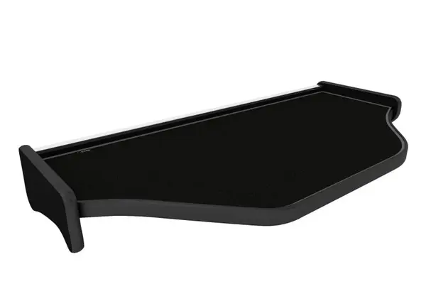 Masa centrala bord camion compatibila cu DAF XF 95 (01.1997-12.2005), Negru cu cusatura gri