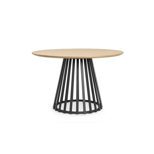 Masa CILLIAN BLACK Ø120 CM - Lemn / Ø120cm