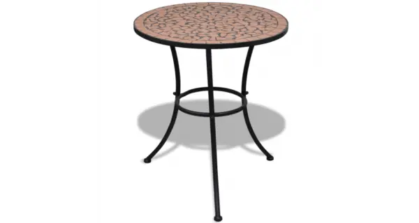 Masa cu blat mozaic 60 cm Teracota
