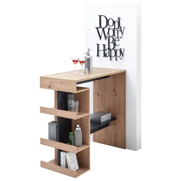 Masă De Bar din material pe bază de lemn, 108/50/103 cm,