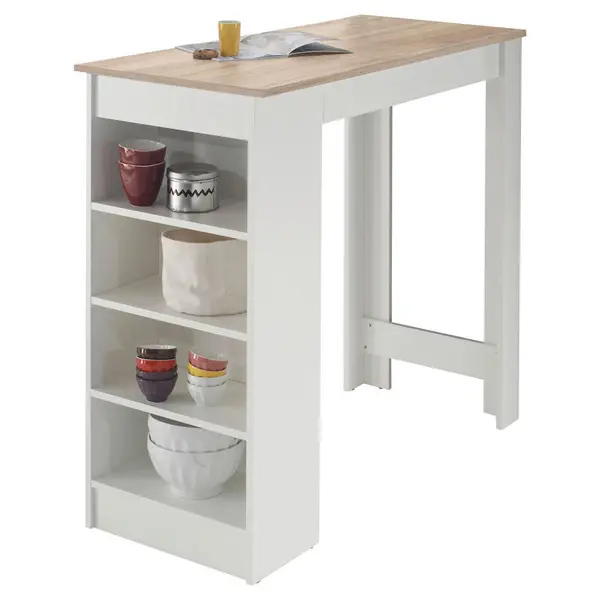 Masă De Bar din material pe bază de lemn, 115/50/103 cm,