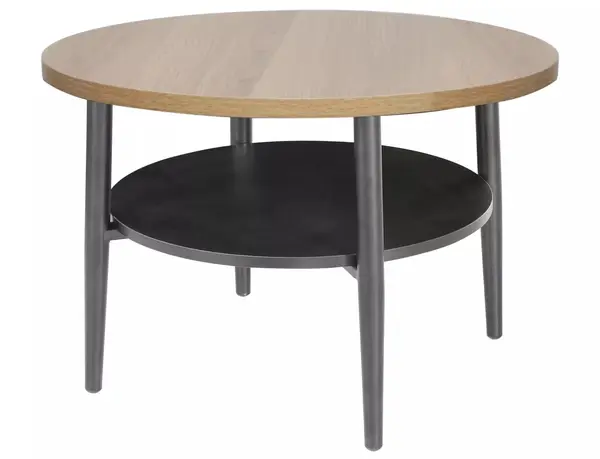 Masa de cafea Ella B stejar/negru