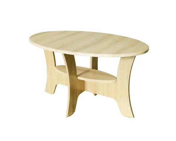 Masa de cafea ovala MDF Sonoma - design modern pentru living