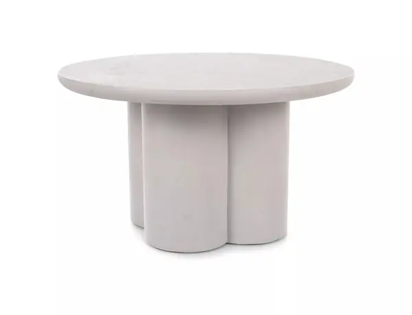 Masa de cafea Rosalia gri deschis ø80/h45 cm