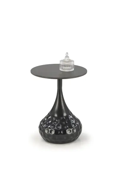 Masa de cafea Verde marmura neagra/negru ø40/h52 cm