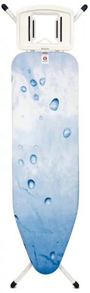 Masă de călcat Brabantia - Ice Water, 124 x 38 cm, albastră