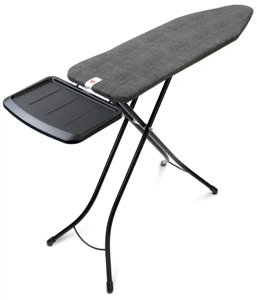 Masă de călcat cu suport pentru generator de abur Brabantia - Denim Black, B 124 x 38 cm