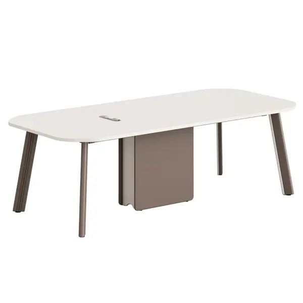Masa de conferinta BORNEL 240 x 110 CM - Cream / 240x110cm