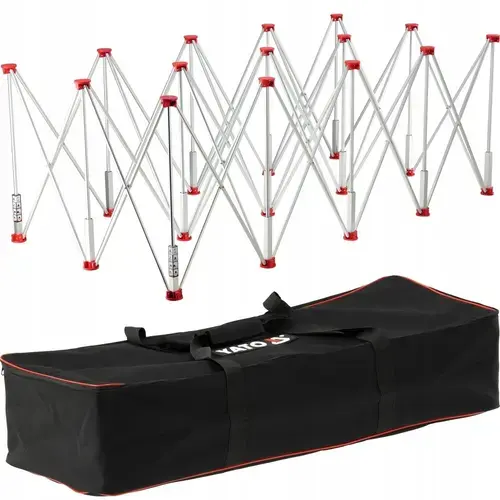 Masa de lucru pliabila Yato YT-37112, 221x113x73cm, 15 picioare reglabile, 1500kg, cu geanta de transport