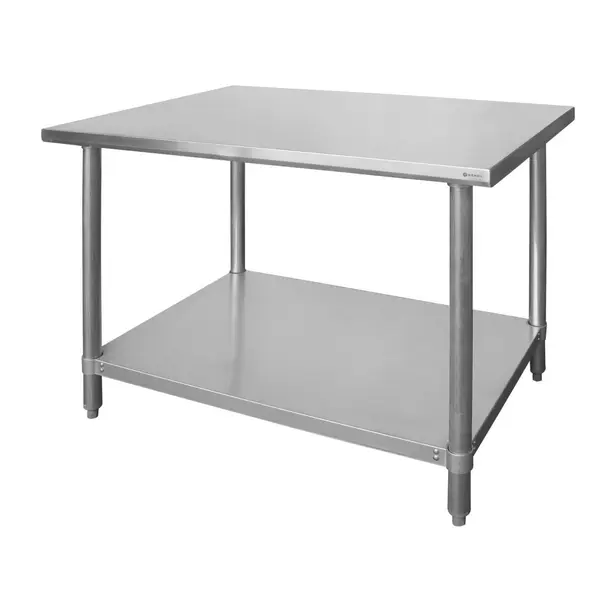 Masa de lucru profesionala inox, Profi Line, blat de lucru si polita inferioara ranforsate, L/l/H-1200x600x850 mm