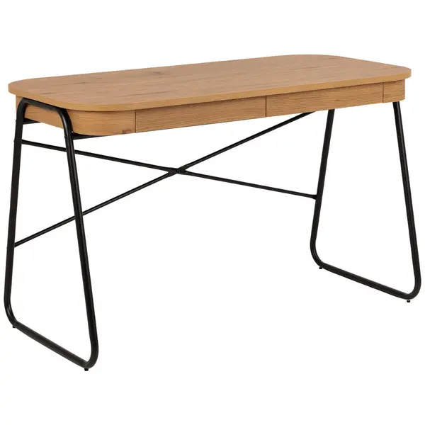 Masă De Scris, 120/60/75 cm, metal, material pe bază de lemn