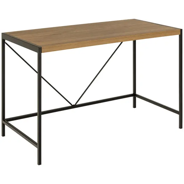 Masă De Scris, 120/60/75 cm, metal, material pe bază de lemn