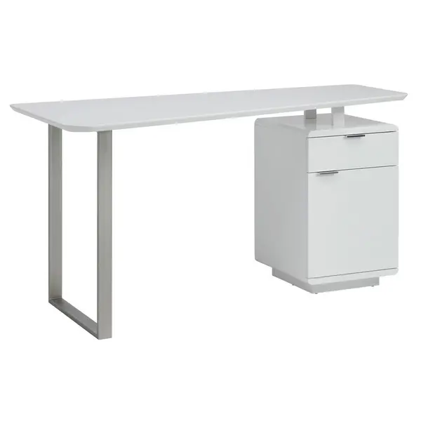 Masă De Scris, metal, material pe bază de lemn