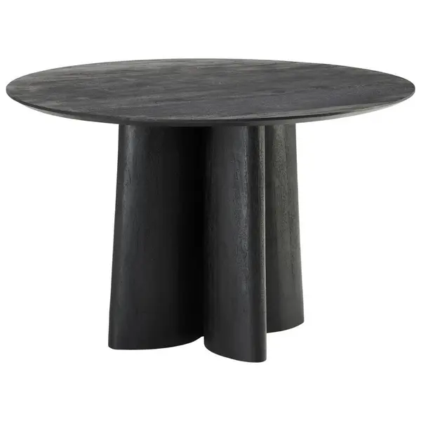 Masă din lemn, 120/120/76 cm,