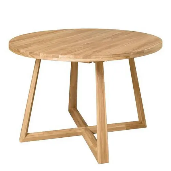 Masă din lemn, 120-160/120/75 cm,