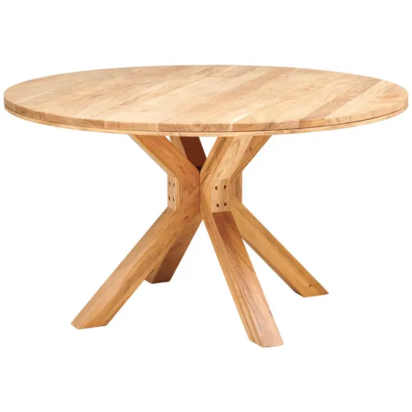 Masă din lemn, 140/140/76 cm,