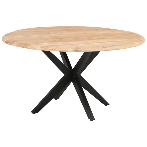 Masă din lemn, 140/140/76 cm,