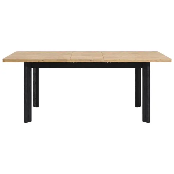 Masă din lemn, 160-200/90/76 cm,
