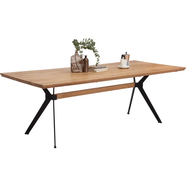 Masă din lemn, 220/100/76 cm,