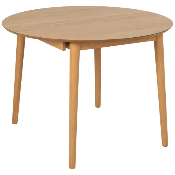 Masă din lemn, material pe bază de lemn, 115-154/115/75 cm,