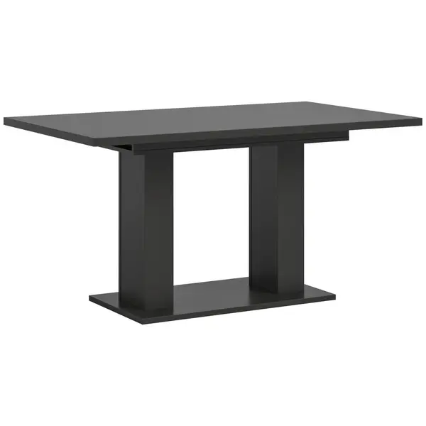 Masă din material pe bază de lemn, 150-190/90/76 cm,