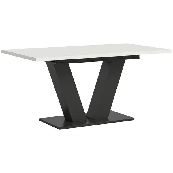 Masă din material pe bază de lemn, 150-190/90/76 cm,