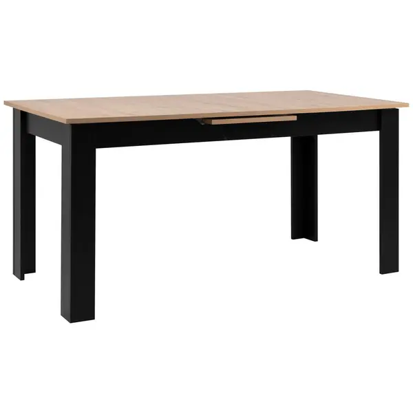 Masă din material pe bază de lemn, 160-200/80/75 cm,