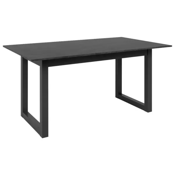 Masă din material pe bază de lemn, 160/90/75 cm,