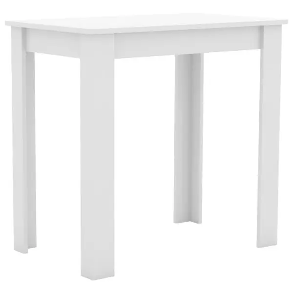 Masă din material pe bază de lemn, 80/50/76 cm,
