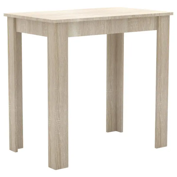 Masă din material pe bază de lemn, 80/50/76 cm,
