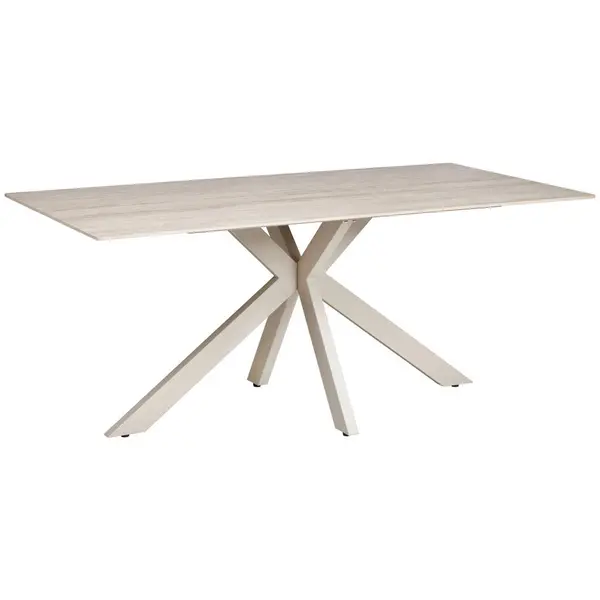 Masă din metal, ceramică, 180/90/76 cm,