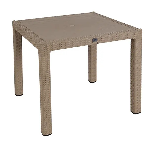 Masa Explore Pakoworld cu protectie UV, material PP, culoare cappuccino, 90x90x73.5 cm. Masă Explore Pakoworld cu protecție UV, material PP, culoare cappuccino, 90x90x73.5 cm.