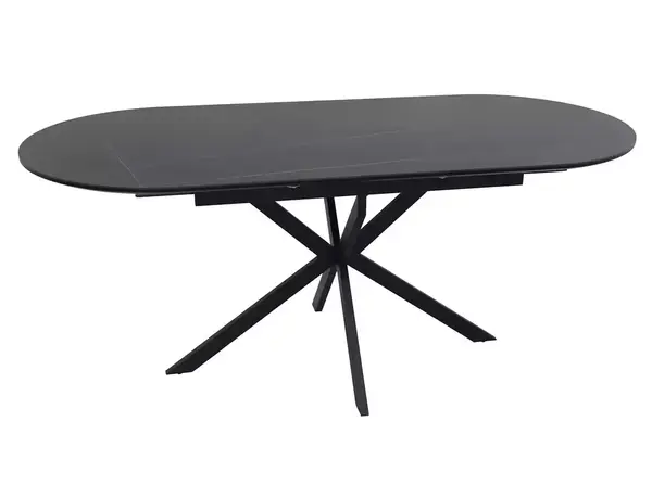 Masa extensibila GALANTY CERAMIC 140(180) x 80 CM - Negru / 140(180)x80cm