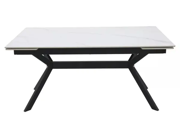 Masa extensibila Imperia alb/negru L160-220xl90
