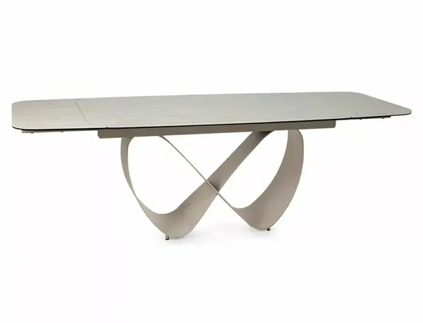Masa extensibilă Infinity Ceramic bej mat/cașmir L160-240xl95 cm