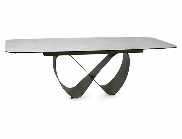 Masa extensibilă Infinity Ceramic bej mat/cupru L160-240xl95 cm